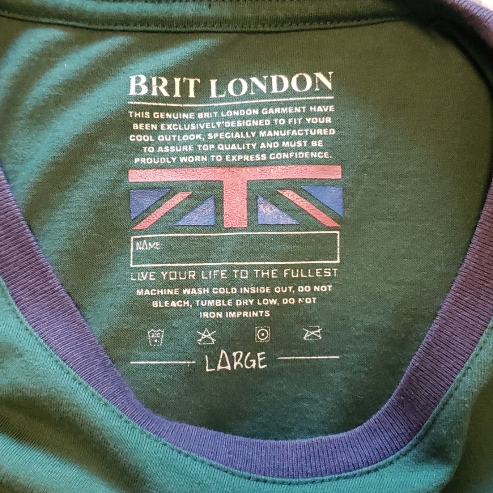 Brit London Jeans mens t shirt - Picture 3 of 5